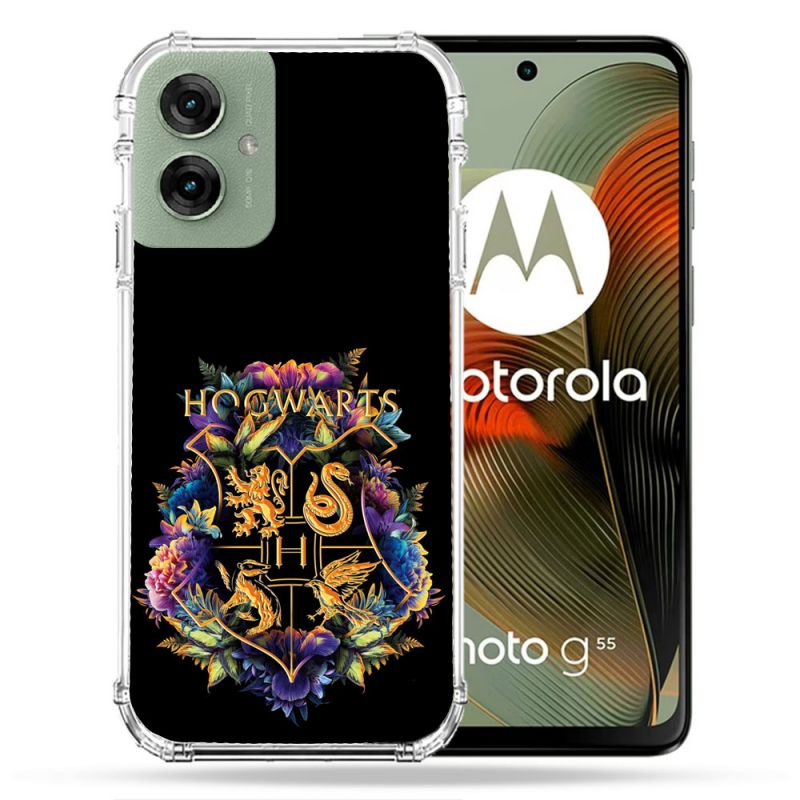 Coque Renforcée Pour Motorola G55 5G Harry Potter Hogwarts