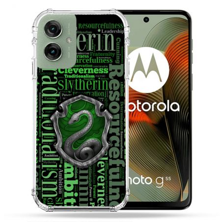 Coque Renforcée Pour Motorola G55 5G Harry Potter Serpentar