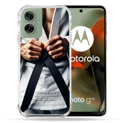 Coque Renforcée Pour Motorola G55 5G Kimono Ceinture