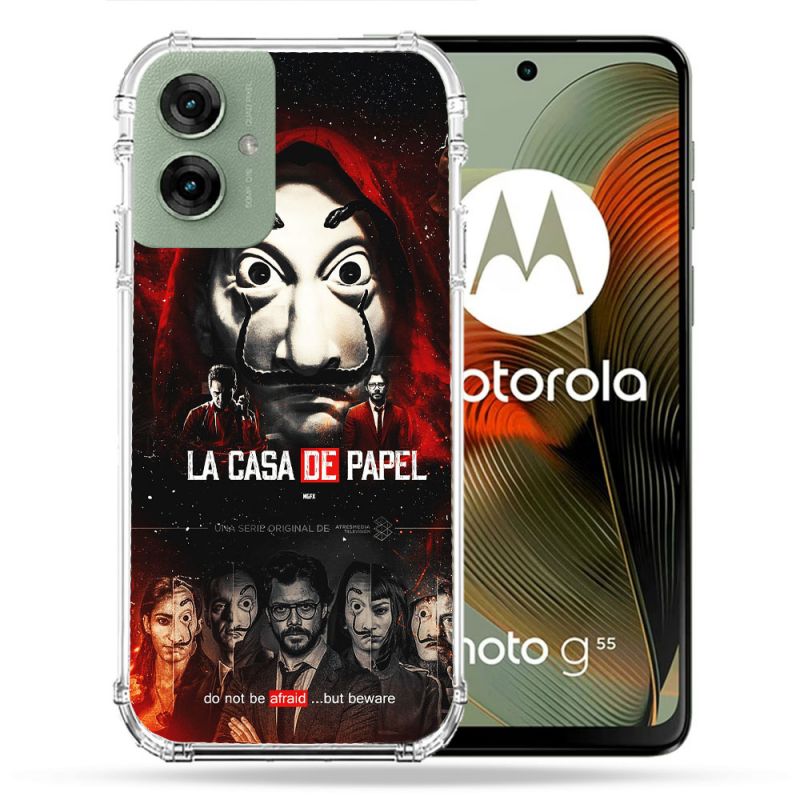 Coque Renforcée Pour Motorola G55 5G La Casa De Papel