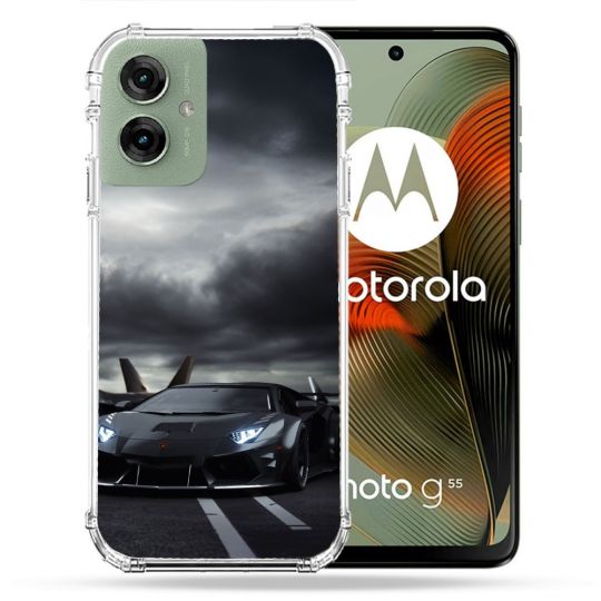 Coque Renforcée Pour Motorola G55 5G Lamborghini Avion