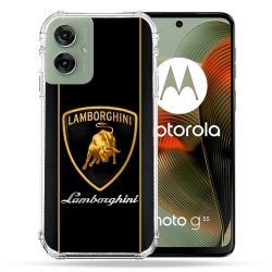 Coque Renforcée Pour Motorola G55 5G Lamborghini Carbone