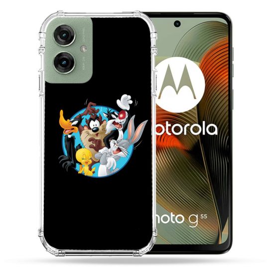 Coque Renforcée Pour Motorola G55 5G Looney Tunes