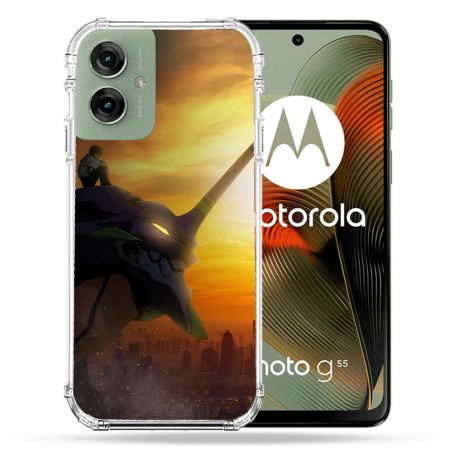 Coque Renforcée Pour Motorola G55 5G Manga Evangelion