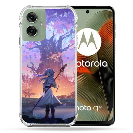 Coque Renforcée Pour Motorola G55 5G Manga Frieren