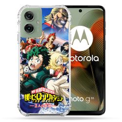 Coque Renforcée Pour Motorola G55 5G Manga My Hero Academia Affiche