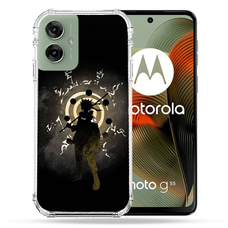 Coque Renforcée Pour Motorola G55 5G Manga Naruto Sage