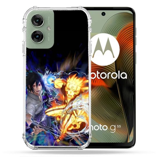 Coque Renforcée Pour Motorola G55 5G Manga Naruto VS