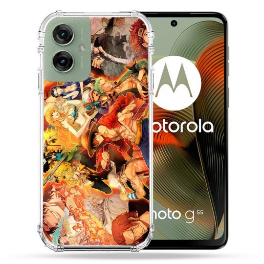 Coque Renforcée Pour Motorola G55 5G Manga One Piece Nakama