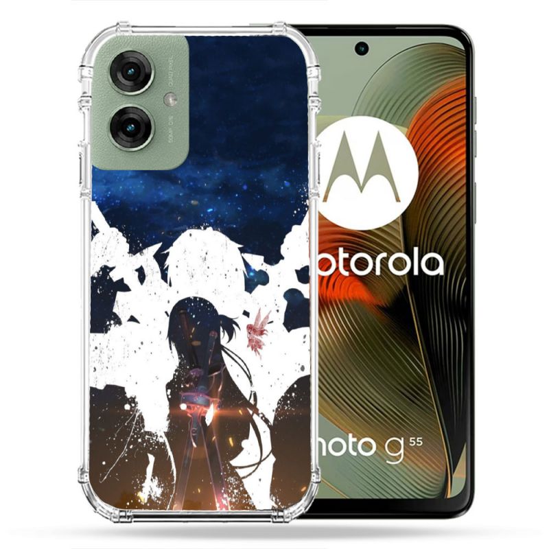 Coque Renforcée Pour Motorola G55 5G Manga SAO sword Art Online Asuna