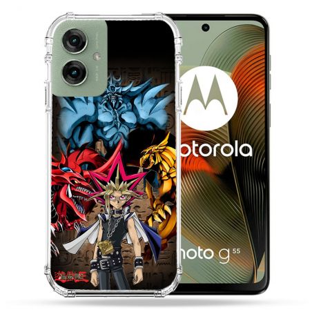 Coque Renforcée Pour Motorola G55 5G Manga Yu Gi Oh