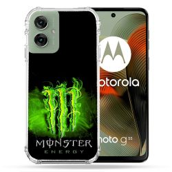 Coque Renforcée Pour Motorola G55 5G Monster Energy Vert