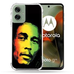 Coque Renforcée Pour Motorola G55 5G Musique Bob Marley 2