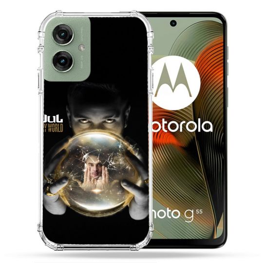 Coque Renforcée Pour Motorola G55 5G Musique Jul Affiche