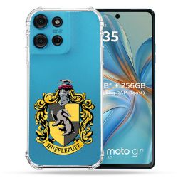 Coque Renforcée Transparente Pour Motorola G75 5G Harry Potter Hufflepuff