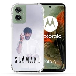 Coque Renforcée Pour Motorola G55 5G Musique Slimane Blanc