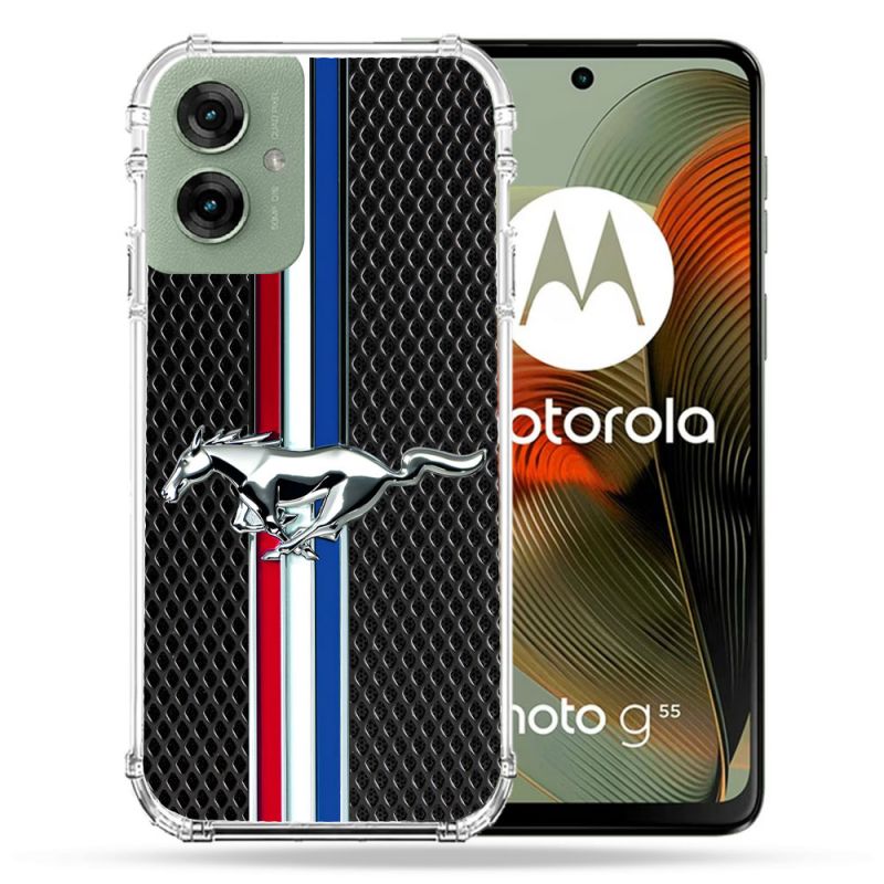 Coque Renforcée Pour Motorola G55 5G Mustang