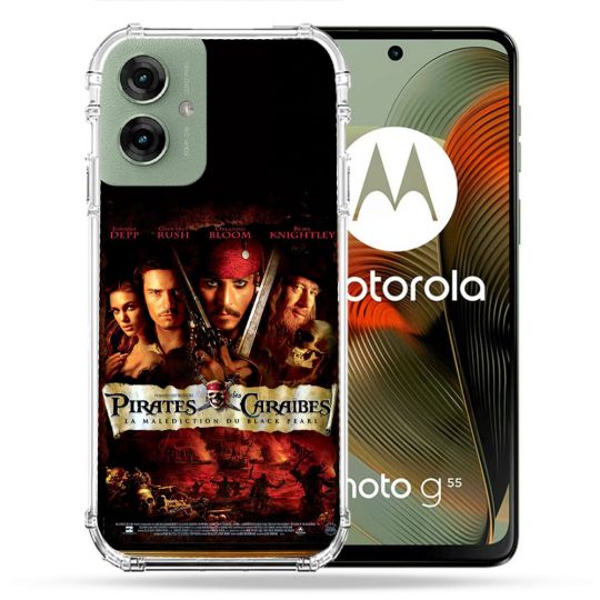 Coque Renforcée Pour Motorola G55 5G Pirate Des Caraibes