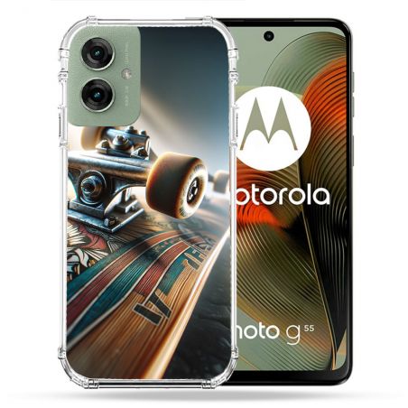Coque Renforcée Pour Motorola G55 5G Planche Skate