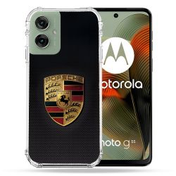 Coque Renforcée Pour Motorola G55 5G Porsche Carbone