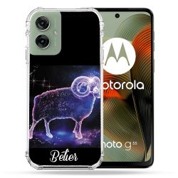 Coque Renforcée Pour Motorola G55 5G Signe Zodiaque 2 Bélier