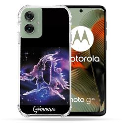 Coque Renforcée Pour Motorola G55 5G Signe Zodiaque 2 Gémeaux
