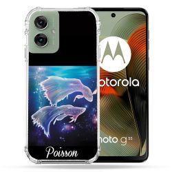 Coque Renforcée Pour Motorola G55 5G Signe Zodiaque 2 Poisson