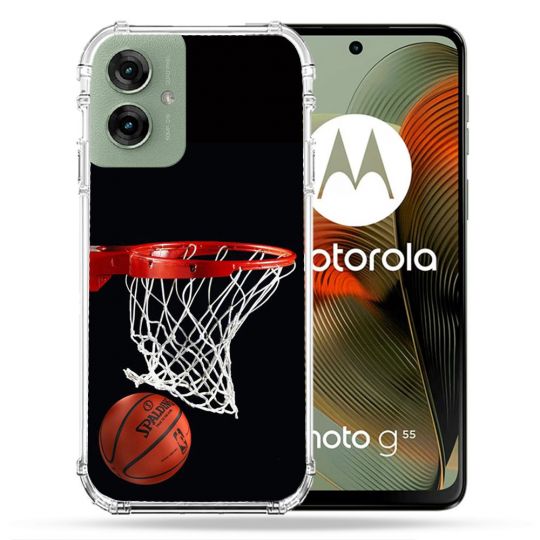 Coque Renforcée Pour Motorola G55 5G Sport Basket Panier