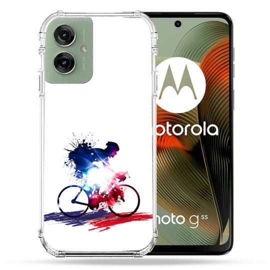Coque Renforcée Pour Motorola G55 5G Sport Cyclisme France