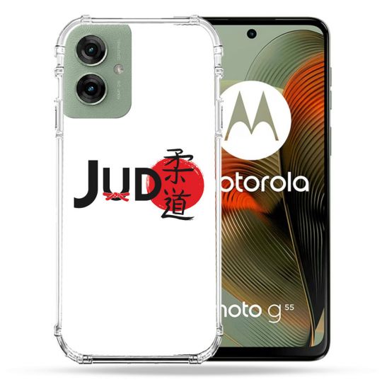 Coque Renforcée Pour Motorola G55 5G Sport Judo Logo