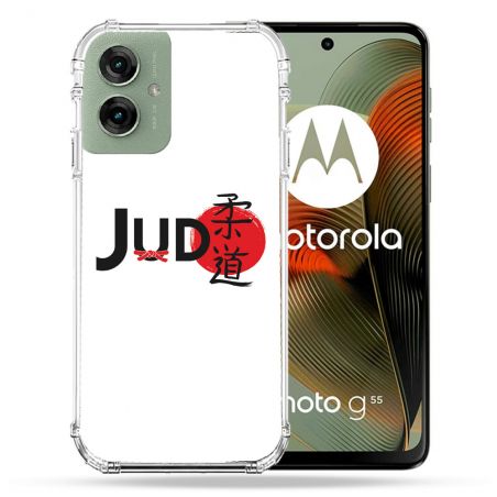 Coque Renforcée Pour Motorola G55 5G Sport Judo Logo