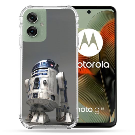 Coque Renforcée Pour Motorola G55 5G Star Wars - R2D2