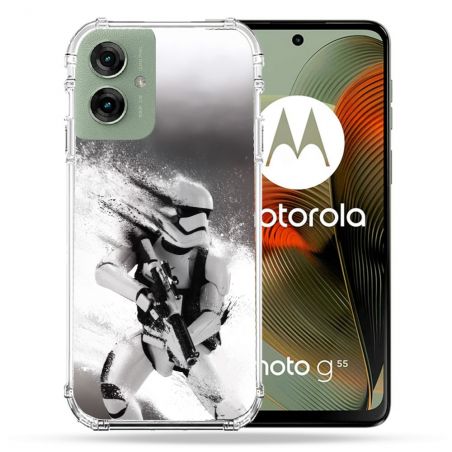 Coque Renforcée Pour Motorola G55 5G Star Wars - Trooper