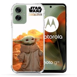 Coque Renforcée Pour Motorola G55 5G Star Wars - Yoda bebe soleil