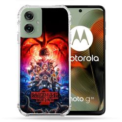 Coque Renforcée Pour Motorola G55 5G Stranger Things Affiche 2