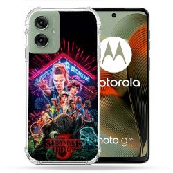 Coque Renforcée Pour Motorola G55 5G Stranger Things Affiche 3