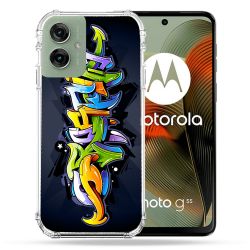 Coque Renforcée Pour Motorola G55 5G Street Art Graffiti
