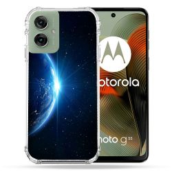 Coque Renforcée Pour Motorola G55 5G Univers Planete Terre