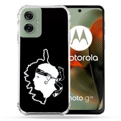 Coque Renforcée Pour Motorola G55 5G Voyage Corse Noir