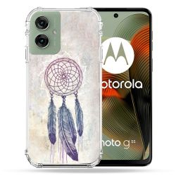Coque Renforcée Pour Motorola G55 5G Zen Attrape Reve Blanc