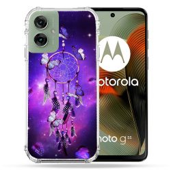 Coque Renforcée Pour Motorola G55 5G Zen Attrape Reve Papillon
