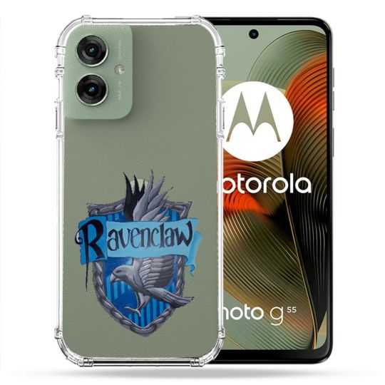 Coque Renforcée Transparente Pour Motorola G55 5G Harry Potter Ravenclaw
