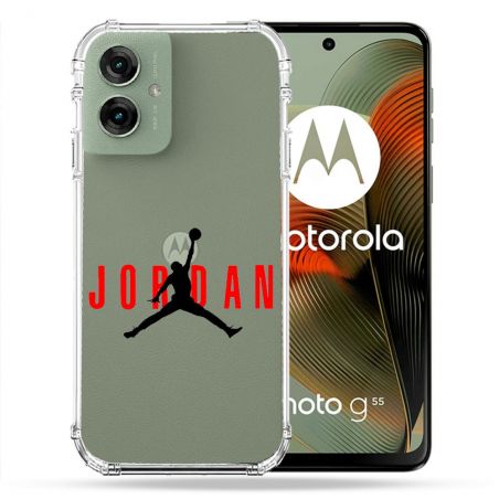 Coque Renforcée Transparente Pour Motorola G55 5G Jordan