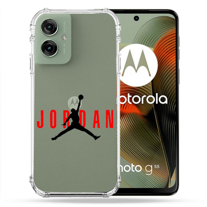 Coque Renforcée Transparente Pour Motorola G55 5G Jordan