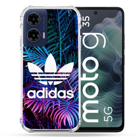 Coque Renforcée Pour Motorola G35 5G Adidas Palmier