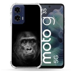 Coque Renforcée Pour Motorola G35 5G Animal Gorille Noir