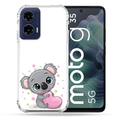 Coque Renforcée Pour Motorola G35 5G Animal Koala Cœur