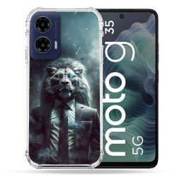 Coque Renforcée Pour Motorola G35 5G Animal Lion Business