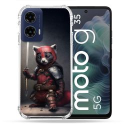Coque Renforcée Pour Motorola G35 5G Animal Raton Samouraï