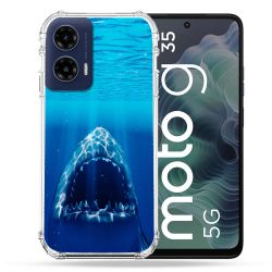 Coque Renforcée Pour Motorola G35 5G Animal Requin Dent